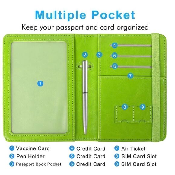 Leather Passport Cover  - Picture 5 of 5